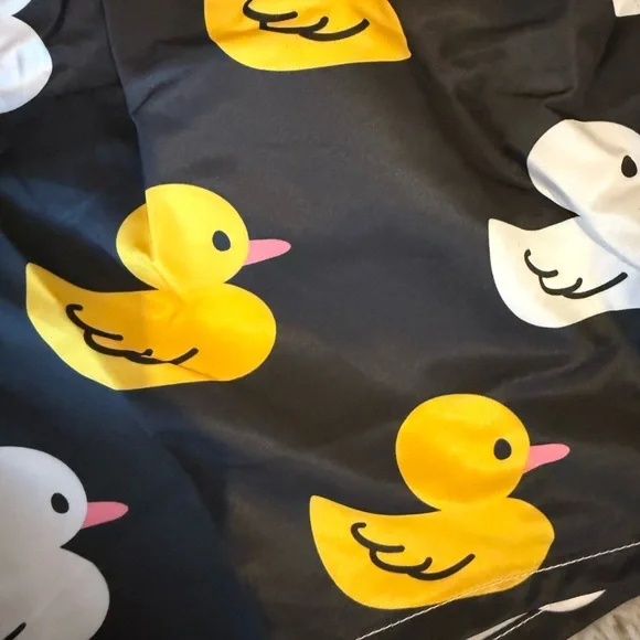 Duck Print Athletic Shorts-Size small - Picture 2 of 6